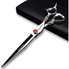 Hairdressing Scissors, Hairdressing Scissors, Super Sharp Hairdressing Scissors, 6/7/8/9 Inch Scissors for Cutting Hair, Stable Hand Feel (8 Inch Flat)