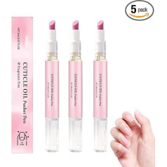 2-in-1 Nagelhautölstift,Nagelhautentferner und Pflegeöl, tiefenwirksam feuchtigkeitsspendendes und pflegendes Nagelhautöl, feuchtigkeitsspendender und aufhellender Nagelhautentferner-Stift (3PCS, 2ml)