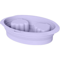 Nail Soak Tray - Dip Powder Stripper Tool - Soaking Bowl Foldable Reusable for Home Travel Living Room