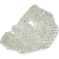 ARTIBETTER Jade Massagemaske Gesicht Kühlmaske aus Natürlichem Jade Material Groß mit Temperaturregulierung zur Linderung von Augenermüdung und Nackenverspannungen für Hautpflege