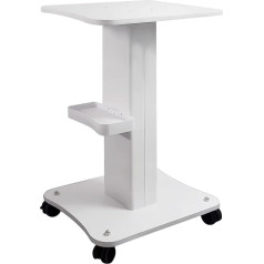 Kalolary Beauty Salon Trolley Portable Trolley with Storage Compartment & Universal Wheel Tool Trolley Hairdressing Trolley for Beauty Instrument