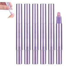 3-in-1 Nagelpflegestift mit Keramikspitze & Blumenduft, Nagelhautschieber Nagelölstift, Nagelhaut-Öl-Stift zur Intensivpflege trockener Nägel und Nagelhaut (5 PCS)
