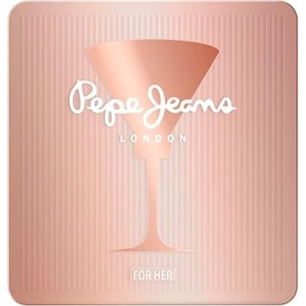 Pepe Jeans Addictive For Her Perfume Women's Gift Set 2 Pieces Gift Set Women Eau de Parfum 80 ml and Body Lotion 100 ml Set Floral and Fruity Fragrance