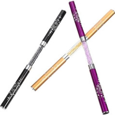 LIFKOME 3stücke Maniküre Pinsel Mit Nagelpinsel Und Doppel-ende Nagel Pinsel Für Nail Art Zeichenstift Und Nagelstift Diy Accessoire Beauty Werkzeug