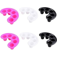 Pack of 6 Nail Softening Bowls Lampshades for Floor Lamps, Bowls for Removing Dead Cuticles Eye Massager Freezing Hand Tool for Removing Nail Art