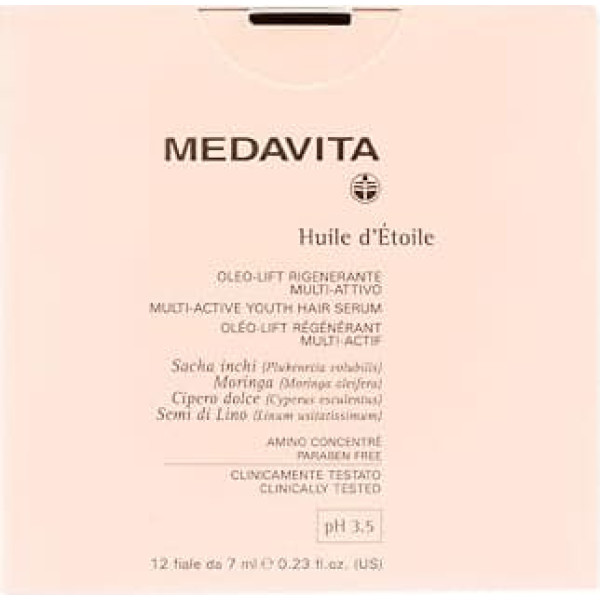 Medavita Lengths Huile d'etoile Multi-active youth hair serum pH 3.5 12x7ml