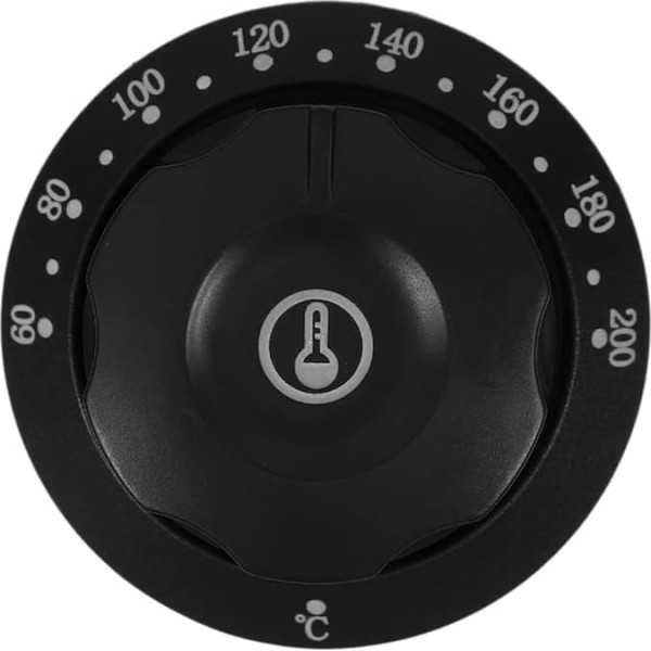 TOYANDONA Universal Stove Knob Made of Robust Plastic with Temperature Regulator, Compatible with Electric Ovens, Kettles, Fryers, Overheating Protection, Replacement Oven Knob for Kitchen Stoves