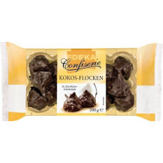 Edeka Coconut Flakes in 24% Dark Chocolate 200 g