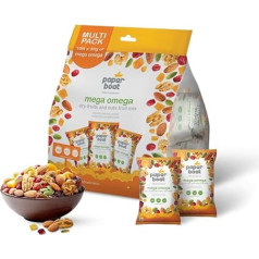 Paper Boat Mega Omega Dry Fruit Trail Mix (10 Stück)