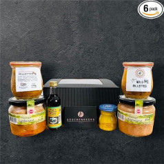 Strong Sausage Box, Gift Basket with Savoury Delicacies, Perfect Gift for Connoisseurs, Ready to Give as a Gift