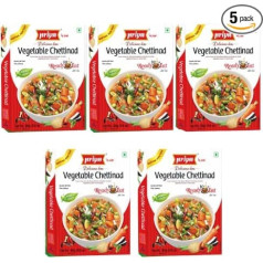 Priya Ready to Eat Vegetable Chettinad (Bundle of 5 x 300 g)