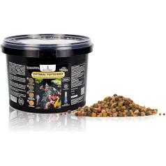 Optimal Mix - Special Koi Fish Food Mix Balanced for Growth & Colour with Spirulina & Gammarus - 5.2 Litre Pellet Diameter 3 to 6 mm
