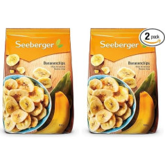 Seeberger Banana Chips, 500g (Pack of 2)