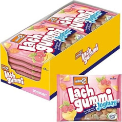 nimm2 Lachgummi Yogurt - 14 x 200g - Fruit Gummies with Fruit Juice, Vitamins and Yogurt - Candy in Six Flavours