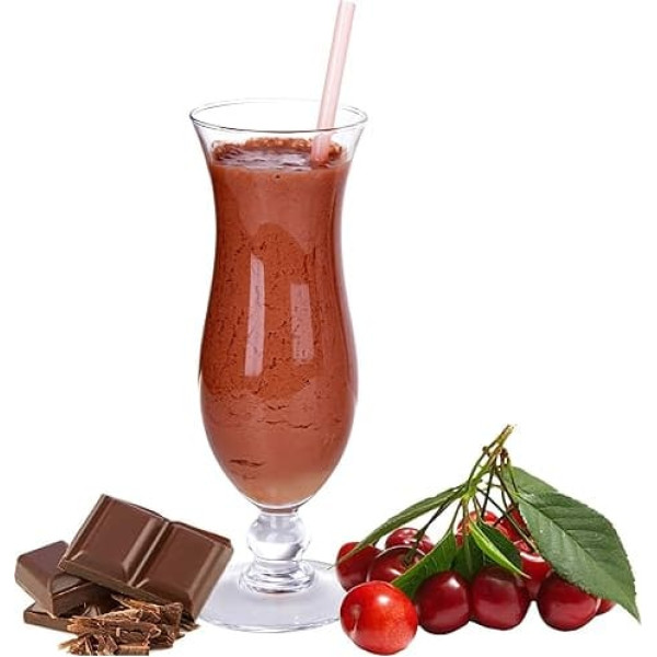 Chocolate Cherry Whey Powder Luxofit Enriched with L-Carnitine Protein Wellness Drink Aspartame Free Whey (333g)