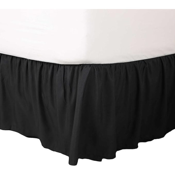 Martex Ruffle Bed Skirt | Easy Fit Bed Skirts | Microfiber Bed Skirt | 15