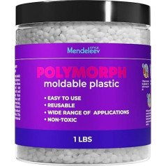 Polymorph Moldable Plastic Beads Melting Thermoplastic Pellets 450g