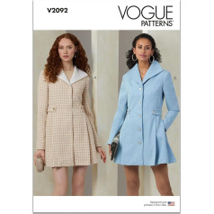 Vogue Paper Patterns V2092U5 Women's Coats, U5 (44-46-48-50-52)