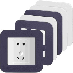 6 Stück Schalter Aufkleber Wandleuchte Rahmen Platte Lampe Surround Für Wohnzimmer