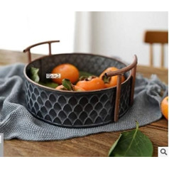 Vintage Tieyi Storage Basket, Make Old Craft Fruit Dessert Bread Basket, Metal Display Bowl, Metal Fruit Basket, Multilayer Fruit Basket, 2 Layer Fruit Basket, Fruit Bowl, Fruit Stand, Fruit Holder