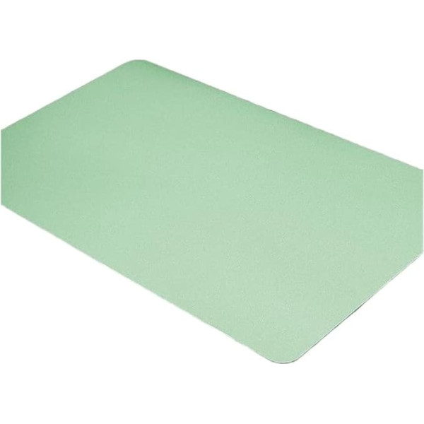 Rutschfeste Polyester-Bodenmatte mit Gummi-Rückseite, geometrischer Druck, Eingangsteppich für Badezimmer, Wohnzimmer, Mintgrün, 40 x 60 cm, Mintgrün