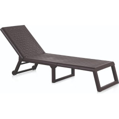 Shaf Dream Sun Lounger 199 x 58 x 42 cm, Brown