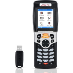 1D Barcode Scanner Inventory Scanner and Collector, Wireless 2.4G Barcode Scanner for Scanning Collection and Inventory with 2.2 Inch LCD Screen
