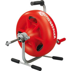 ROTHENBERGER Spiral for Type 3S, 13 mm x 15 m with Coupling 16 mm, 72016, Cleaning Spiral, Pipe Cleaning, Drum Machine