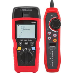 Network Cable Tester, Network Cable Tester TDR Cable Tracker LAN Tester RJ45 RJ11 Detector Wiring LCD Display Network Tool
