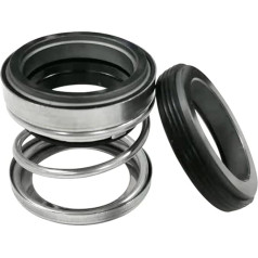 Hardware-Armaturen NBR 108 Serie 14/15/16/17/18/19/25/28/30/35/40/45/50/55/60 mm Mechanische Wellendichtung Einzelfeder for Wasserpumpe Mechanische Dichtung(17mm)