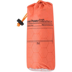 Outdoor Tragbarer Bergsteigen Camping Warmer Umschlag-Einzelschlafsack Orange