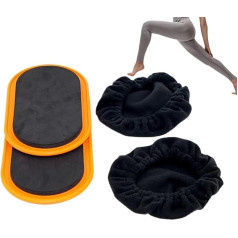 Générique Gleitscheibe für Training | Fitness-Ausrüstung rutschend in ovaler Form – Pilatesscheiben | für Männer und Frauen zu Hause, Schlafzimmer, Fitnessstudio im Innenbereich