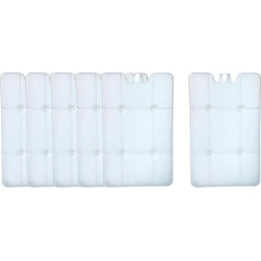 6 x Ice Packs for Coolers, Ice Block for Storing Food When Camping