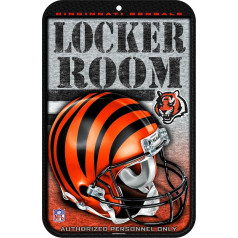 Wincraft NFL Cincinnati Bengals Locker Room Sign