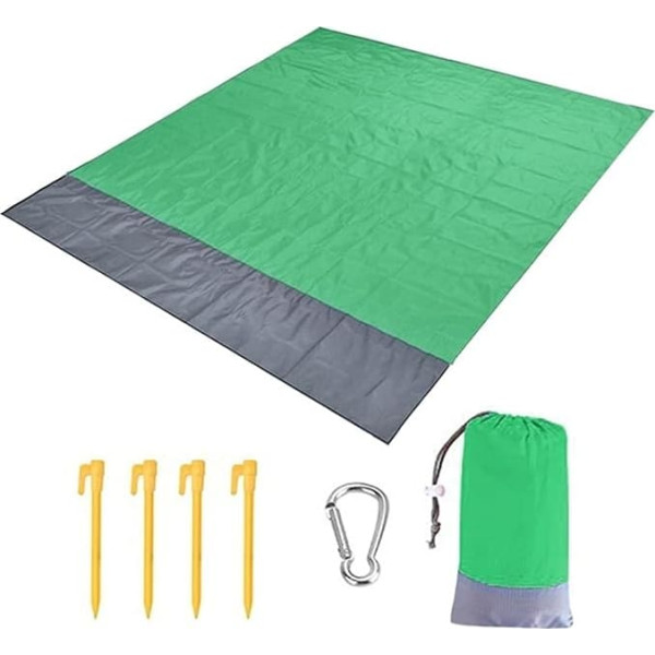 KAYLRE Cosy Camping Mattress Waterproof Beach Blanket Outdoor Portable Picnic Mat Camping Mat Mattress Camping Bed Sleeping Pillow Camping Mattress 160 x 180 cm (Size : France)