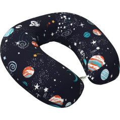 Galaxy2 Reisekissen Memory Foam Nackenkissen, Travel Essentials Flugzeugkissen, Nackenkissen für Reisen/Schlafen, Reisezubehör für Damen und Herren