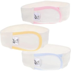 Pack of 3 Elastic Soft Skin-Friendly Adjustable for Newborns and Toddlers Comfortable Wrap Fixing Belt
