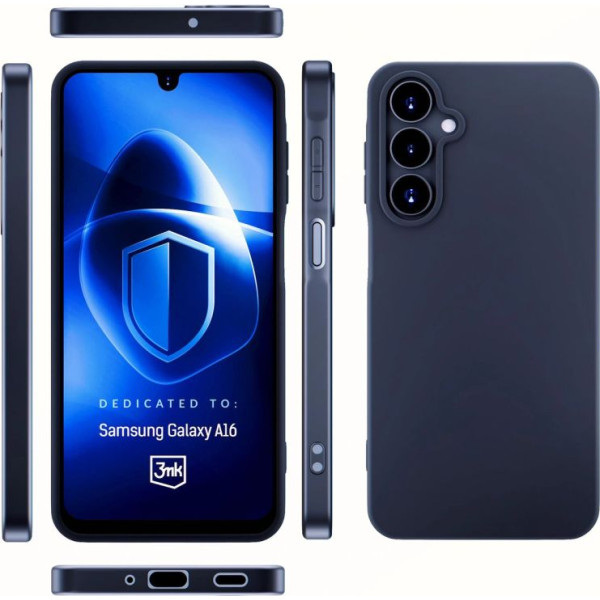3mk Matt Case for Samsung Galaxy A16 - melns / N/A