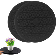 Rotating Platform, 360 Degree Rotating Platform, Rotating Platform, Universal Swivel Plate with Steel Ball Bearings, Swivel Plate, Multi-Purpose for Laptops, Monitor, TV, Speakers, Crafts, Plants