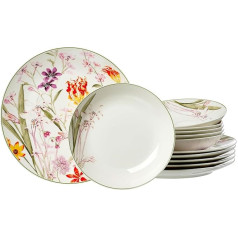 Ritzenhoff & Breker Flora 12-Piece Porcelain Dinner Set