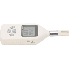 Jonlaki GM1360A Tragbares Digitales Hygrometer mit Zwei LCD-Displays für Genaue Temperatur- und Luftfeuchtigkeitstests