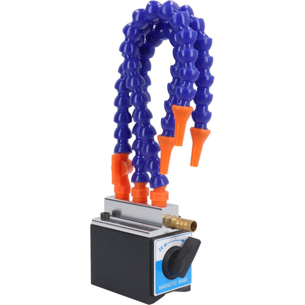 Schmiermittelsystem für Nebelkühlmittel -Schmiermittel, Gravurmaschinenkühlsprühgerät mit magnetischer Basishalter, G1/4 in G1/2, 3 Löcher, für die mechanische Verarbeitung und