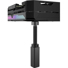 upHere GH80K GPU Mount, Height Adjustable Graphics Card Support, GPU Stand with Magnet and Non-Slip Sheet, GPU Anti Sag Mount for Universal Graphics Card (50-80mm), Black