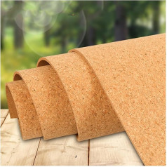 Korkrolle für die Wand, zum Selbermachen, rahmenlose Korktafel für Zuhause, Schule, Büro, auf Maß zugeschnitten für Pinnwände, Wanddekoration, DIY-Basteln, groß, 1,22 x 8,20 m, Rolle (8 mm d