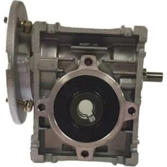 NMRV63 single PD one 14 mm 19 mm 24 mm input hole on one side and a 19 mm input shaft on the other shaft input reducer (ratio 80 to 1, flange 80B14)