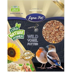 Lyra Pet 25 kg scattered food shell-free wild bird food without shells, all-year bird food for wild birds, shellless and fat, ideal for balcony and patio, power-giving and clean
