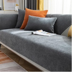Nordic Sofa Cover L/U-Shape Corner Sofa Couch Cover 1 2 3 4 Seater Chenille Non-Slip Couch / Sofa Throw Blanket for Leather/Wood/Fabric Sofa Balcony Blankets for Cat Scratch-Resistant (70 x