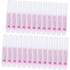 Healvian Pack of 25 Nail Glue Nails Salon Nail Glue Acrylic Nail Glue Nail Clippers Nail Accessories Manicure Set Manicure Tool Main Nail Gel Fake Film Nail Polish