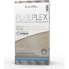 Knight & Wilson PurePlex Color 12.7 Arctic Blonde - Ammonia Free, Brass-Defying Formula with Aminofix to Protect and Restore