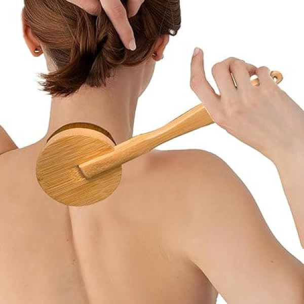 Self Tanning Brush - Natural Gradient Applicator Solar Brush with Removable Long Handle for Body, Back, Face and Sun Protection